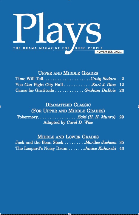 Plays Magazine, Scripts for Young Actors November 2021