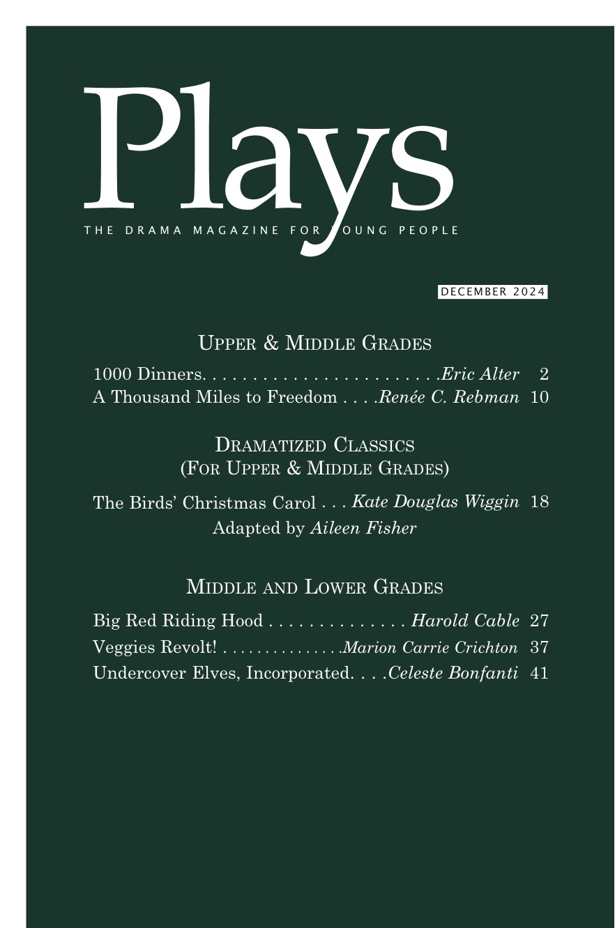 Plays Magazine, Scripts for Young Actors November 2024