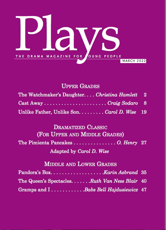 Plays Magazine, Scripts for Young Actors March 2022