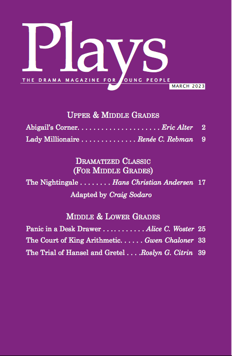 Plays Magazine, Scripts for Young Actors March 2023