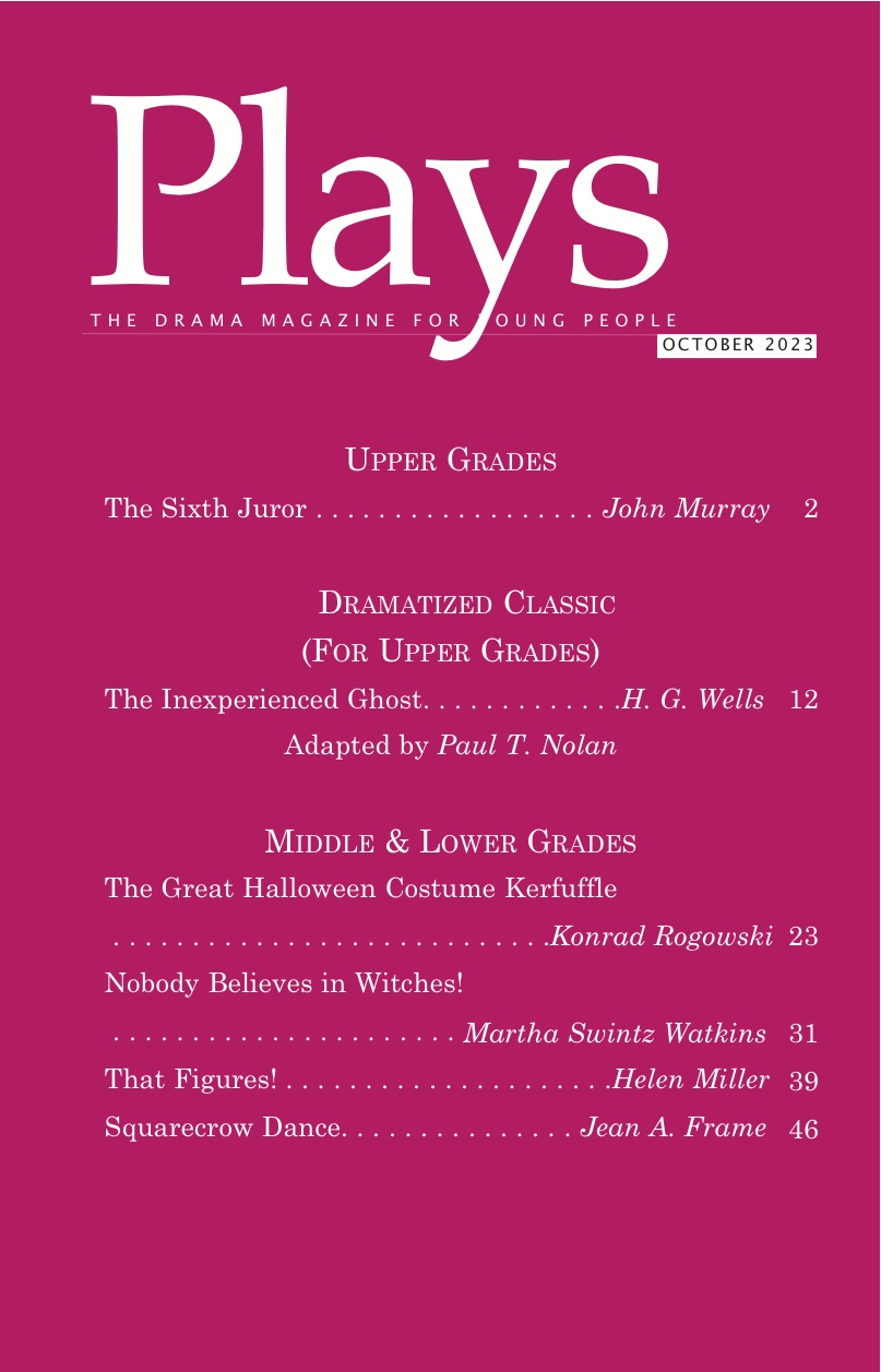 Plays Magazine, Scripts for Young Actors October 2023